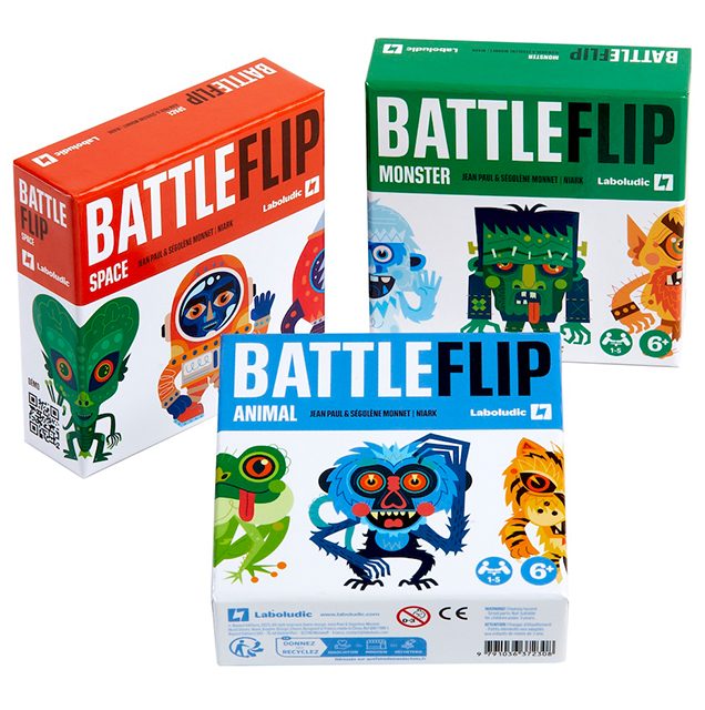 lot boite jeu battle flip