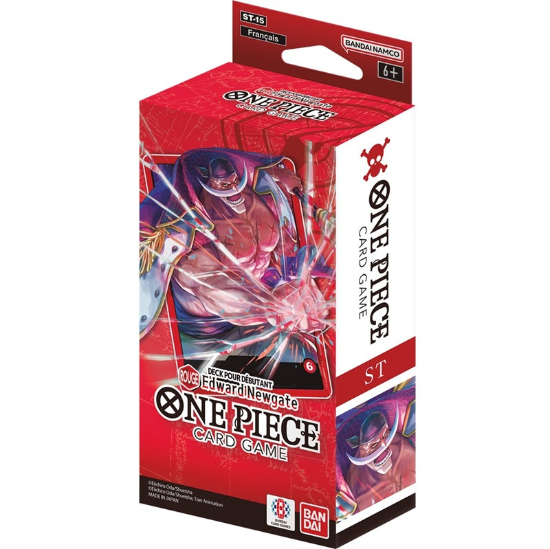 One Piece Deck Débutant Rouge Edward Newgate ST-15