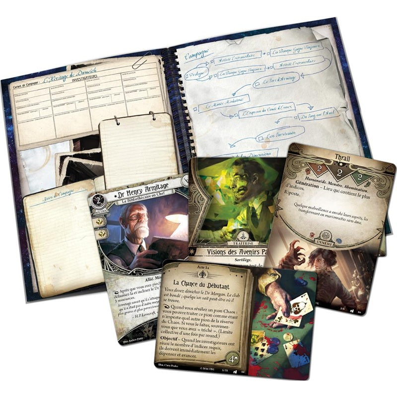 JCE Horreur a Arkham L'Heritage de Dunwitch campagne cartes