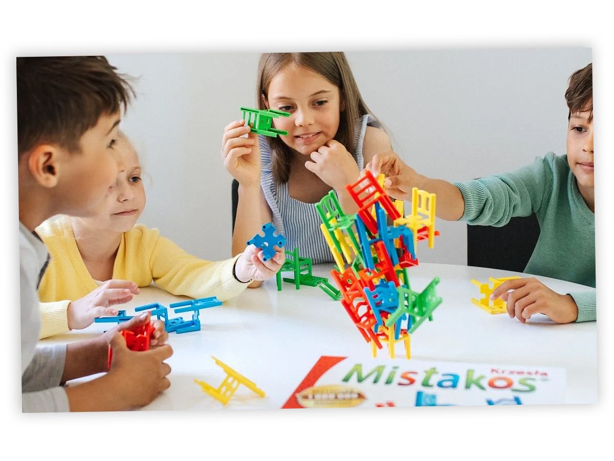 Partie en cours du jeu enfant MISTAKOS