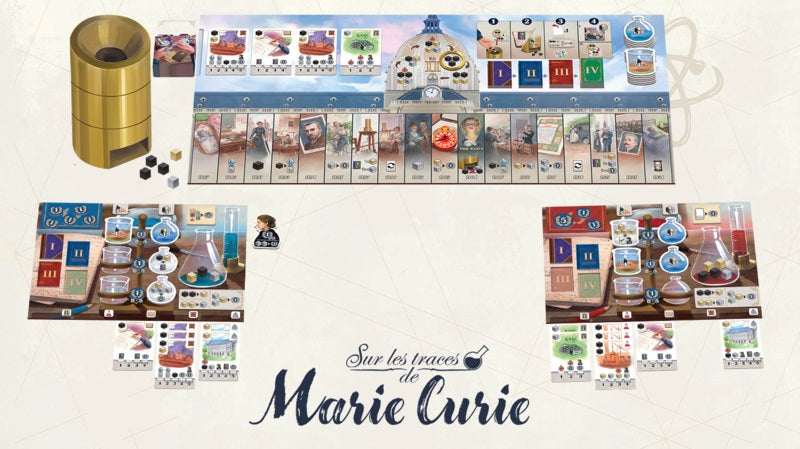 Materiel jeu sur les traces de Marie Curie