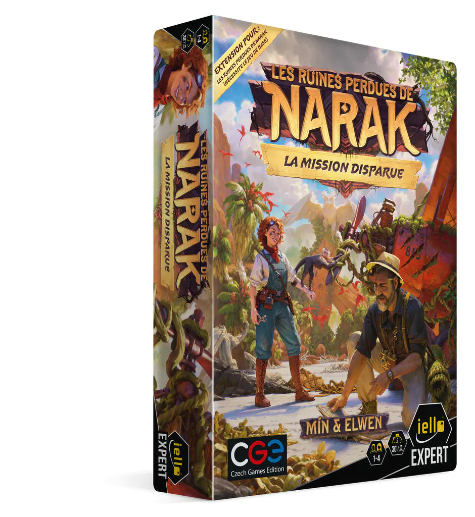 boite jeu Les ruines perdues de Narak La Mission Disparue