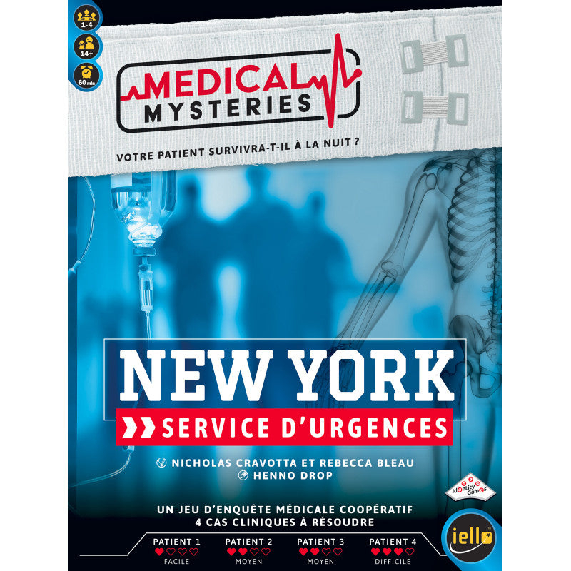 boite jeu de societe medical mysteries newyork