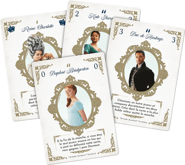 cartes 2 jeu Love Letter Bridgerton