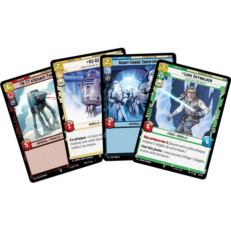 SWU cartes Bataille d'intro Hoth FR