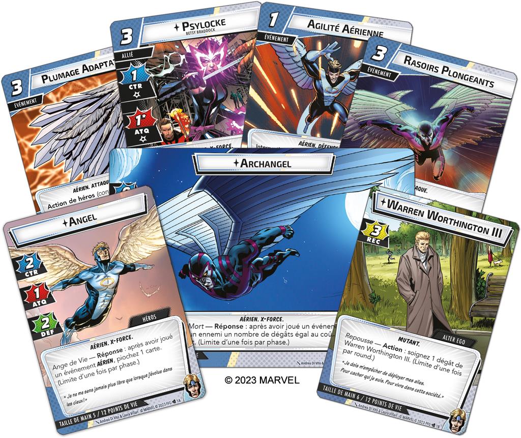 cartes Angel Marvel Champions
