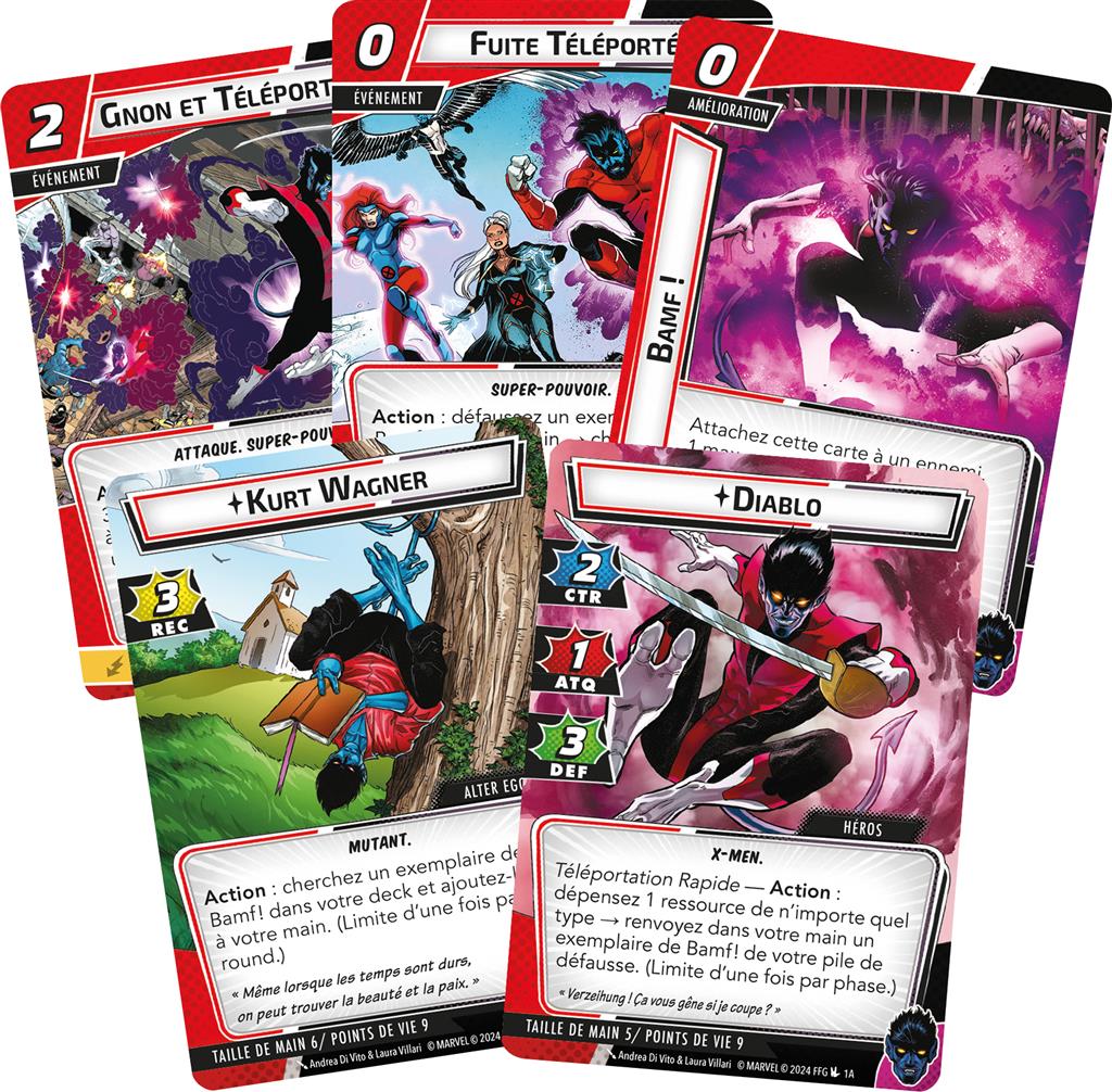 cartes deck marvel champions Nightcrawler