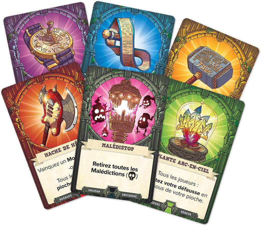 cartes jeu 5 Minutes Donjon Malediction Encore Rate