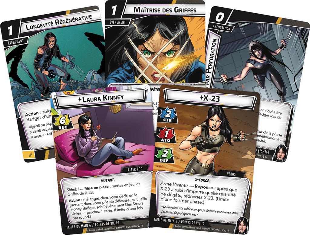 cartes jeu Marvel Champions X-23