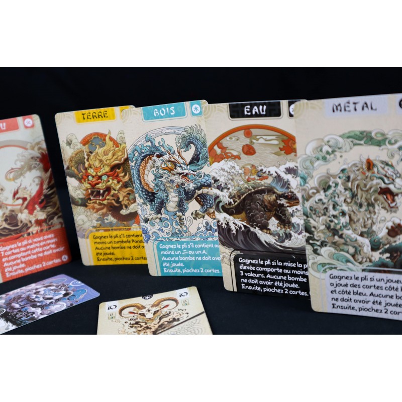 cartes jeu Panda spin