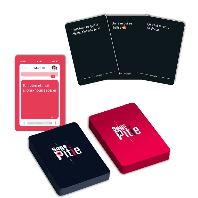 cartes du jeu Sans pitié la retenue