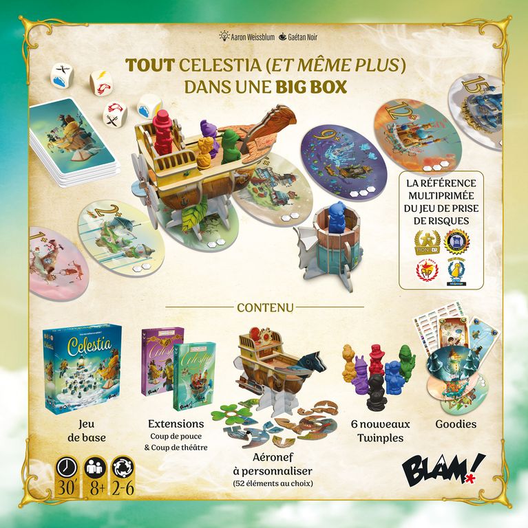 dos boite jeu Celestia big box