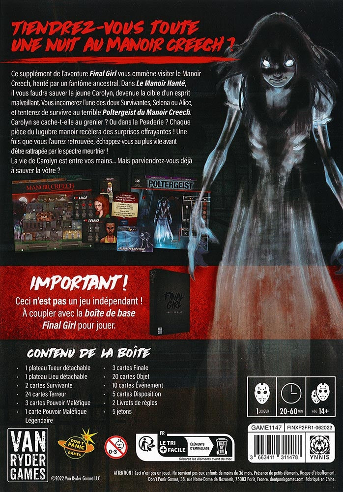 dos boite 2  jeu Final Girl Le Manoir Hante