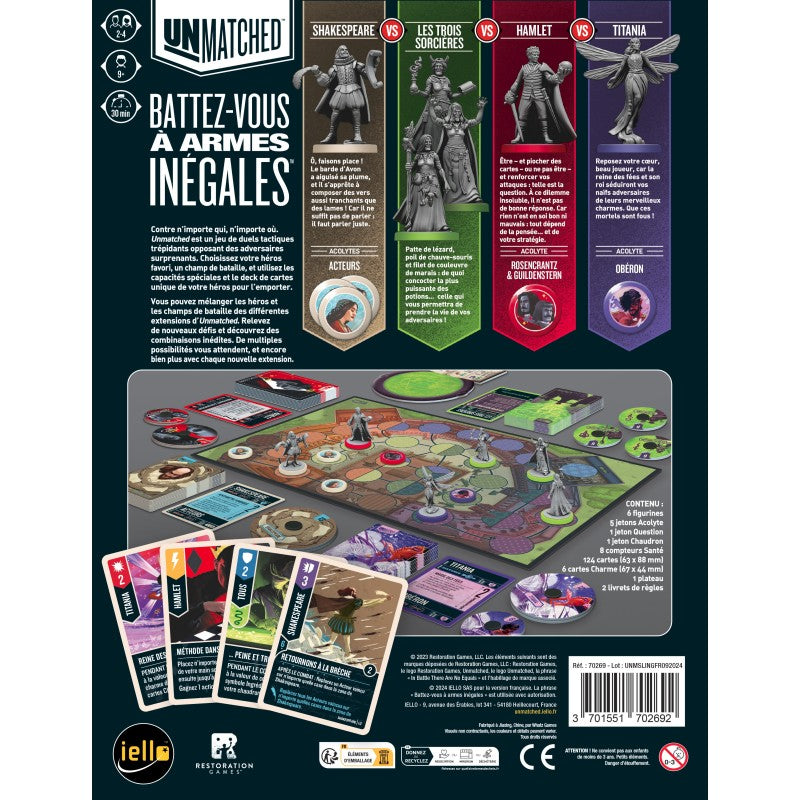 dos boite de jeu unmatched coup de theatre