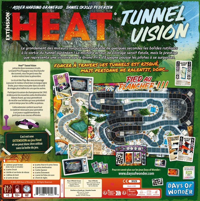 dos boite jeu Heat Tunnel Vision
