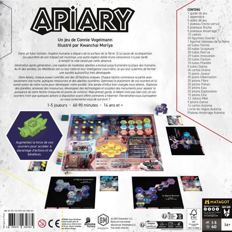 dos boite jeu apiary