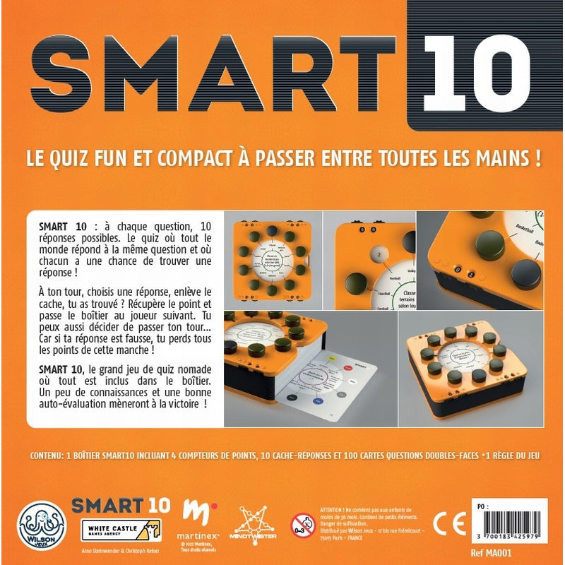 dos boite jeu smart10