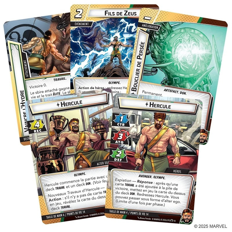 hercule marvel champions cartes