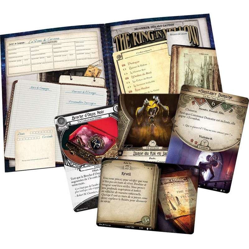 jce Horreur a Arkham Campagne La Route de Carcosa matériel