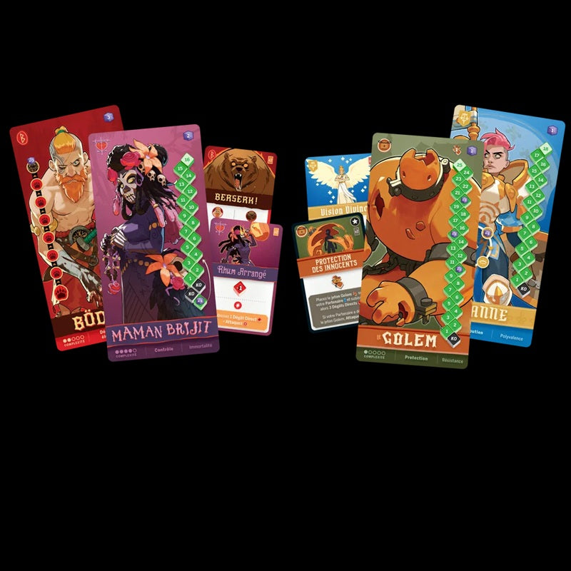 jeu de societe tag team cartes