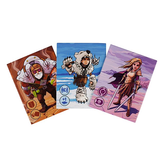jeu de societe Karak Sidhar Kirima Elspeth cartes