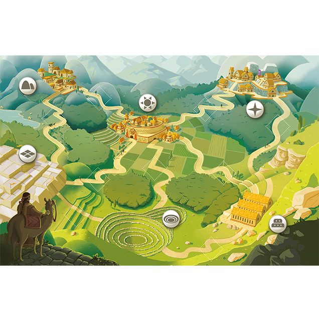 jeu des ociete Kronologic Cuzco 1450 lieux