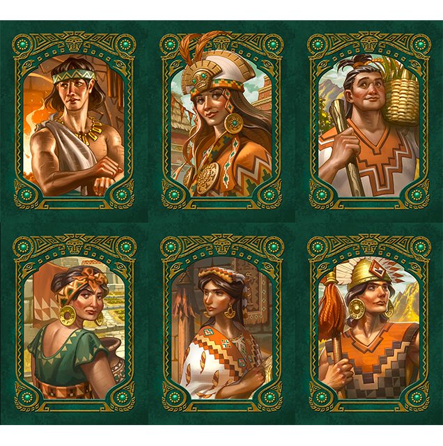 jeu des ociete Kronologic Cuzco 1450 personnages