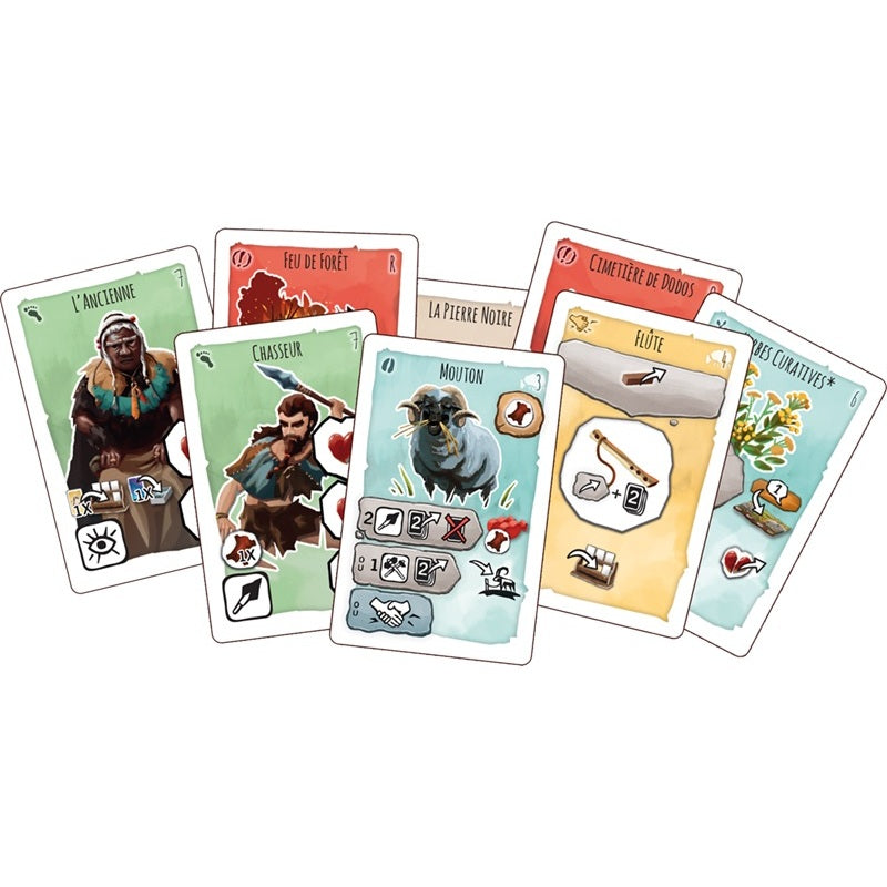 jeu de societe Paleo une nouvelle ere cartes