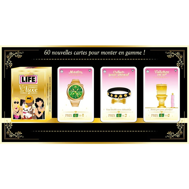 jeu de societe smile life vie de luxe cartes