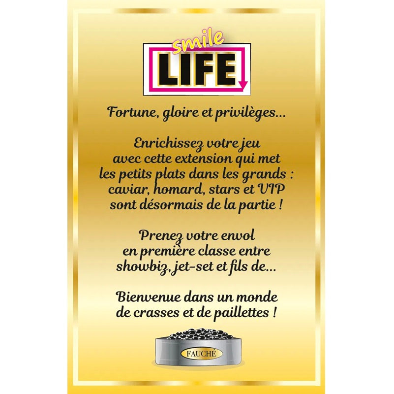 jeu de societe smile life vie de luxe dos de boite
