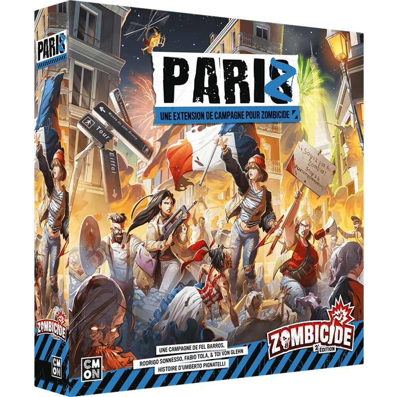 jeu de societe zombicide Pariz boite