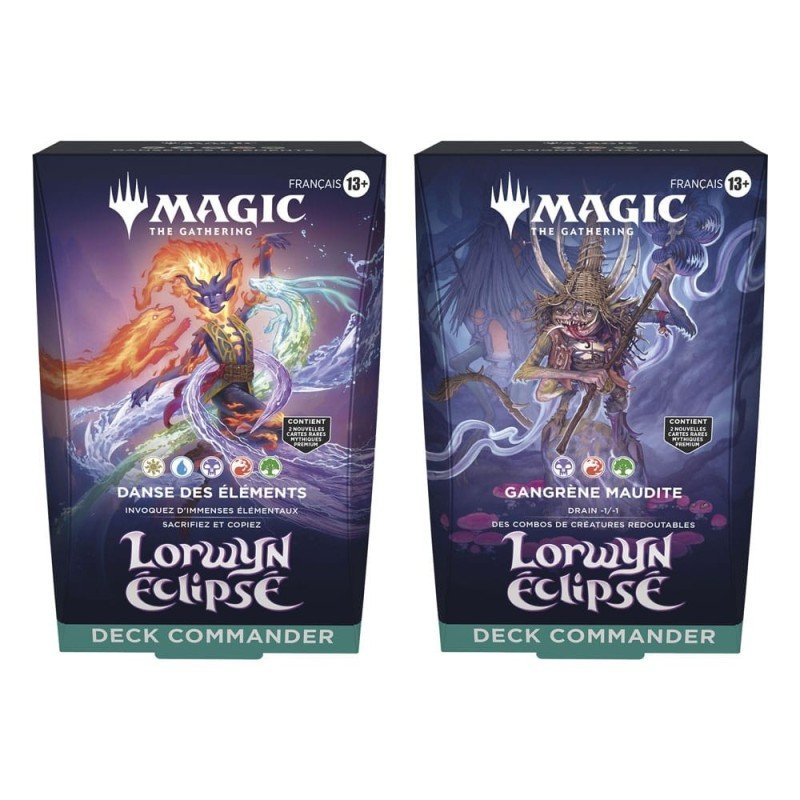 magic lorwyn eclipse lot 2 commander decks en