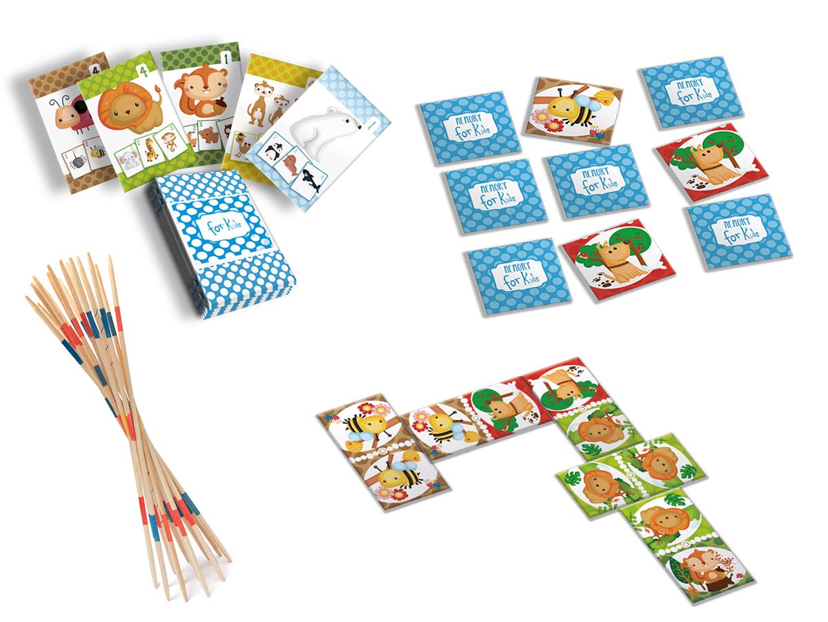 materiel jeu 6 Games for Kids