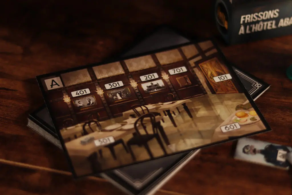 materiel jeu Adventure Games Frissonsal Hotel Abaddon