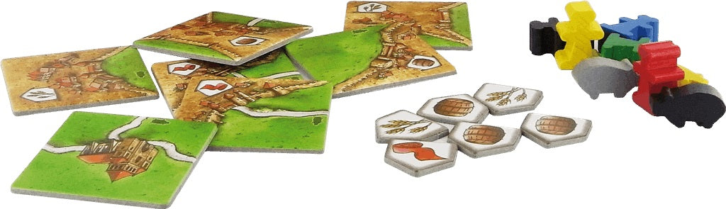 materiel jeu Carcassonne Marchands et Batisseurs