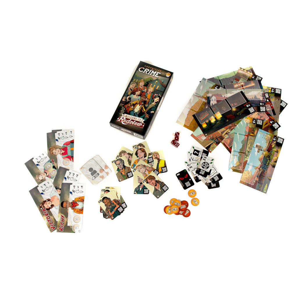 materiel jeu Chronicles of Crime Welcome to Redview