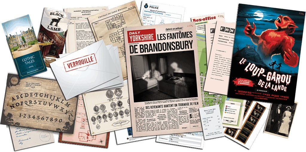 materiel jeu Dossiers Criminels Les Fantomes de Brandonsbury