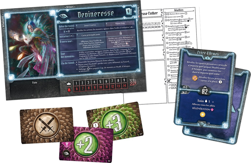 materiel jeu Gloomhaven Les cercles oublies