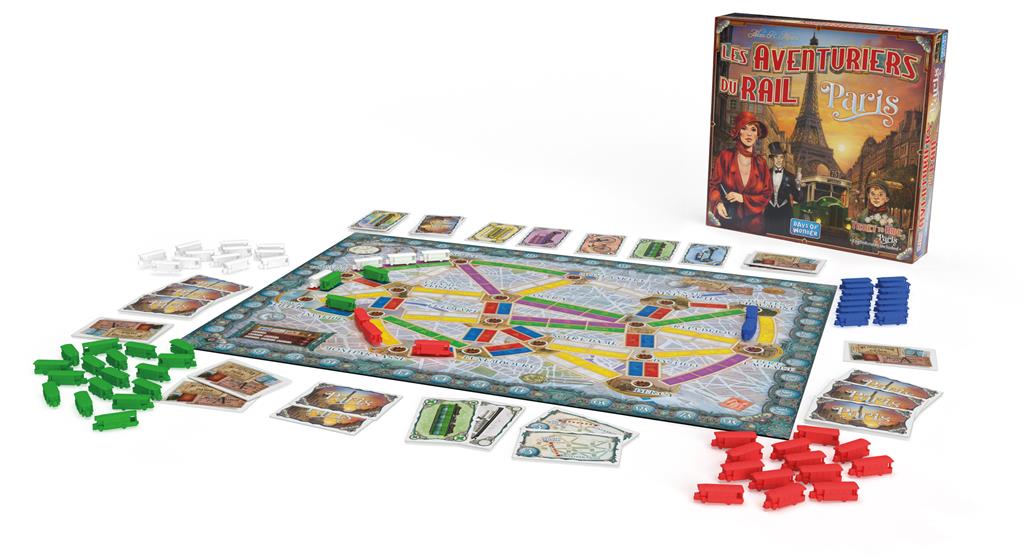 materiel jeu Les Aventuriers du rail Paris