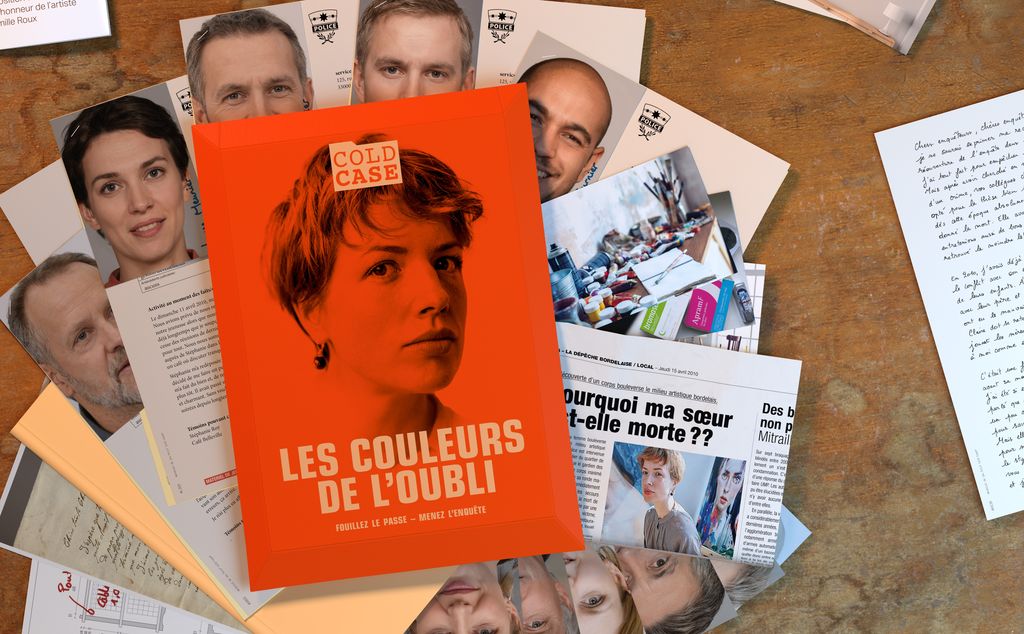 materiel jeu Les couleurs de l'oubli