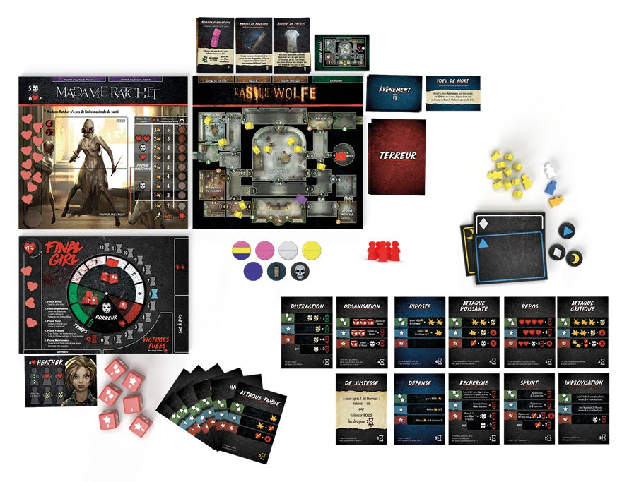 materiel jeu final girl 2 Hurlements dans les Tenebres