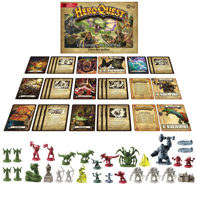 materiel jeu heroquest les jungles de delthrak