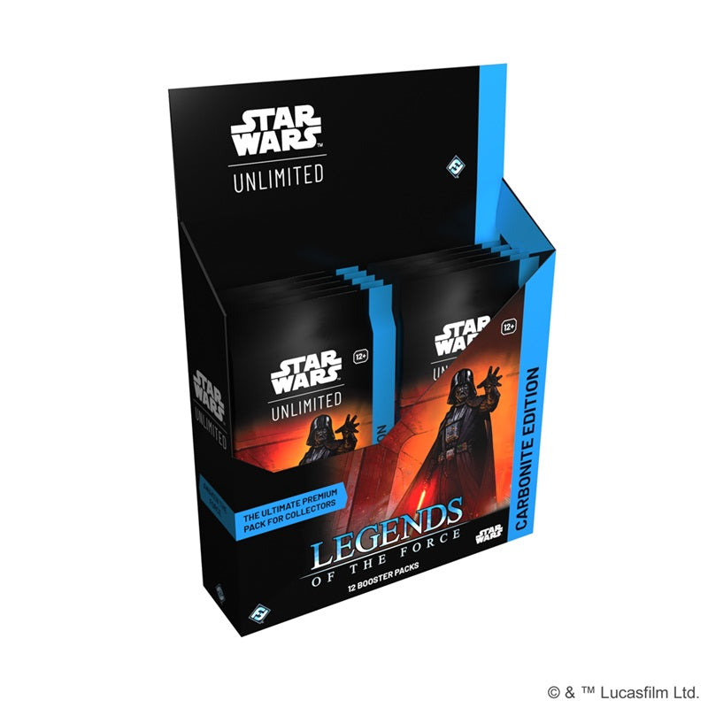 tcg star wars unlimited Legendes de la Force boite 12 boosters carbonite edition