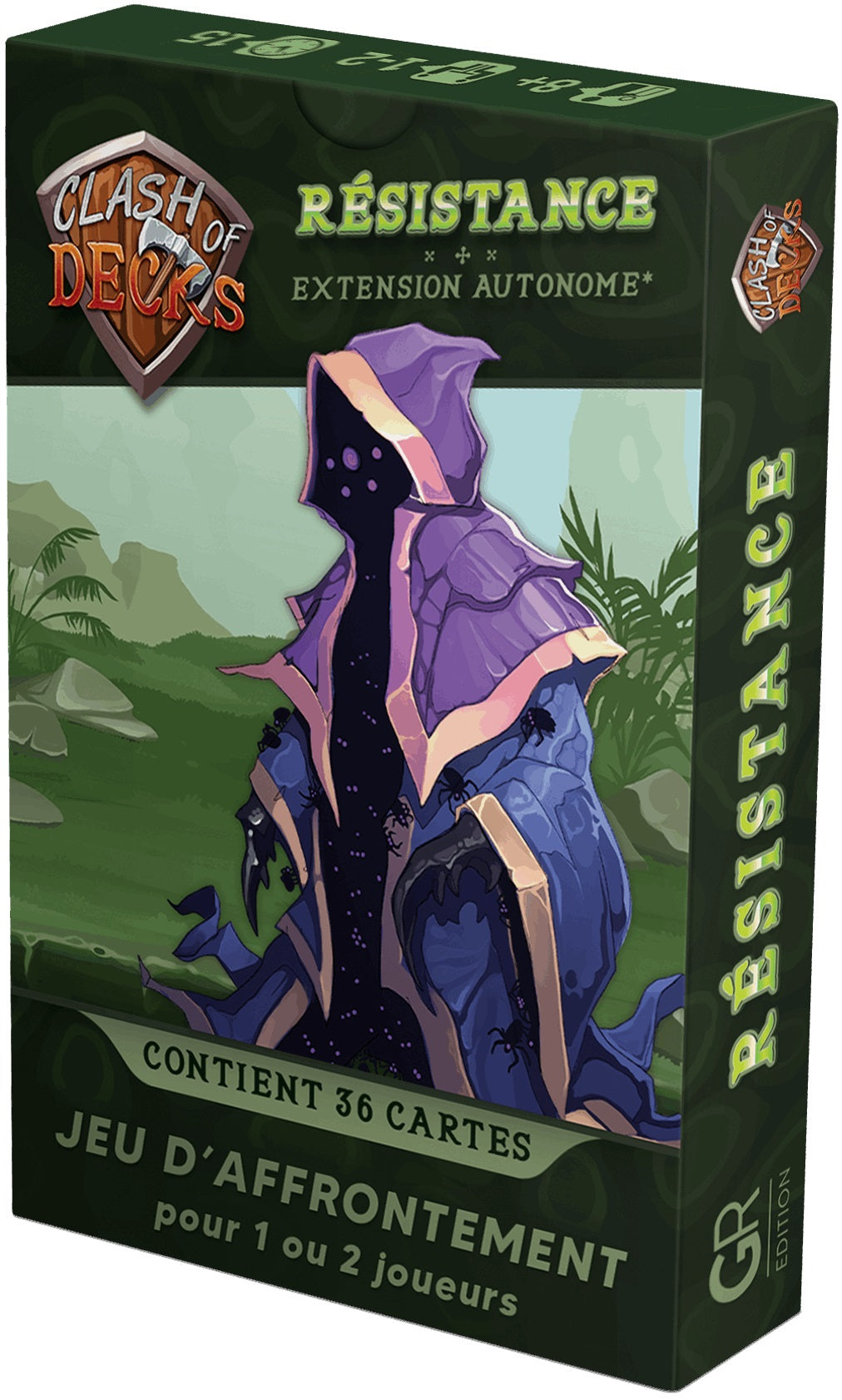 boite jeu clash of decks Résistance