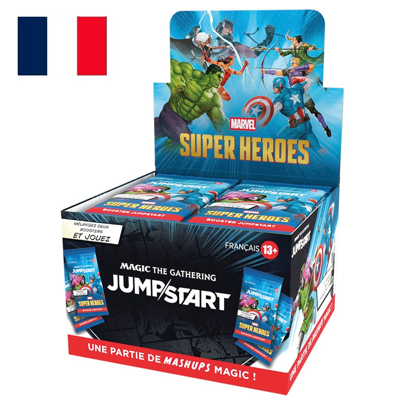 Display 24 Boosters Jumpstart Magic Marvel Super Heroes (FR)