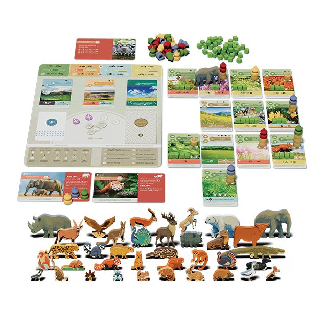 jeu de societe Earth regne animal materiel