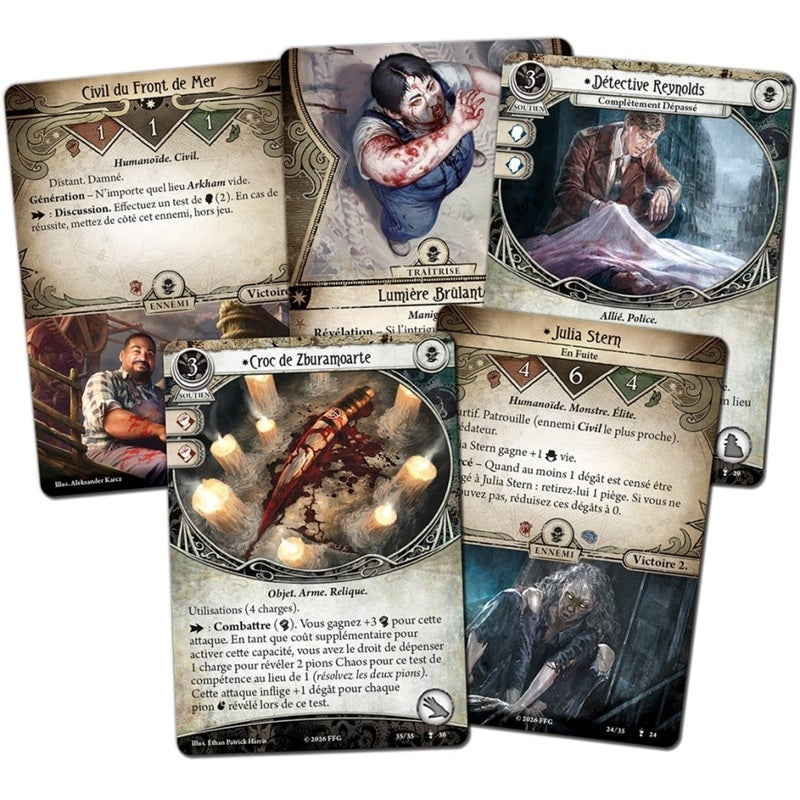 Horreur a Arkham JCE Les Enfants du Sang cartes