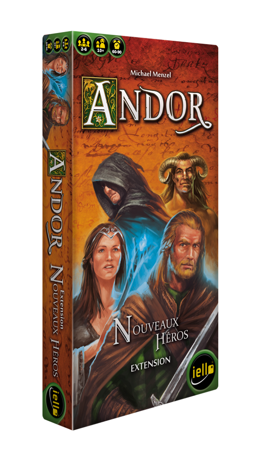 boite jeu Andor nouveaux heros