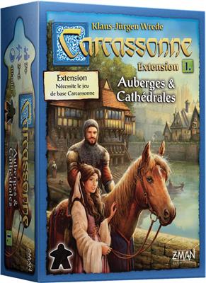boite jeu Carcassonne Auberges et Cathedrales