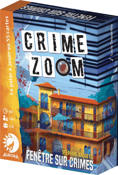 boite jeu Crime Zoom Fenetre sur Crimes